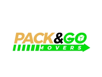 Pack & Go Movers logo design by MarkindDesign