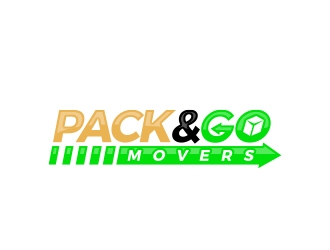 Pack & Go Movers logo design by MarkindDesign