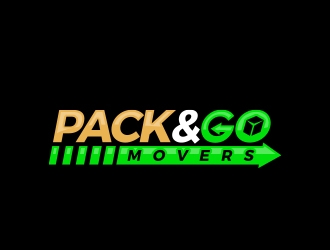 Pack & Go Movers logo design by MarkindDesign