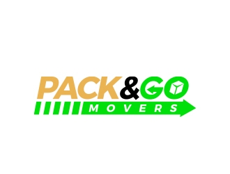 Pack & Go Movers logo design by MarkindDesign