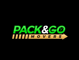 Pack & Go Movers logo design by MarkindDesign