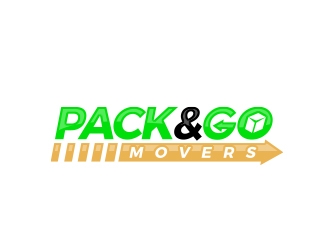Pack & Go Movers logo design by MarkindDesign