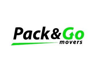 Pack & Go Movers logo design by MUSANG