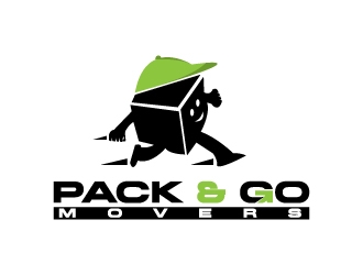 Pack & Go Movers logo design by drifelm