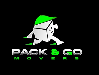 Pack & Go Movers logo design by drifelm