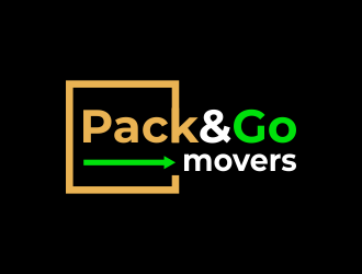 Pack & Go Movers logo design by done