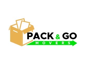 Pack & Go Movers logo design by usef44