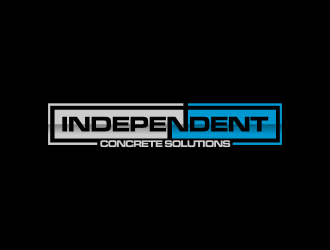 Independent concrete solutions logo design by afra_art