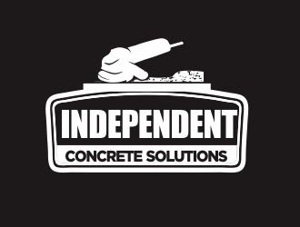 Independent concrete solutions logo design by YONK