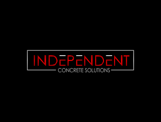 Independent concrete solutions logo design by giphone