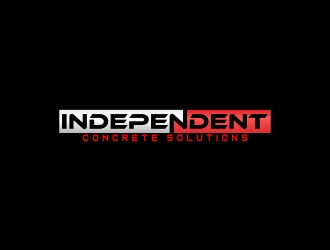 Independent concrete solutions logo design by MRANTASI
