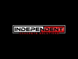 Independent concrete solutions logo design by MRANTASI