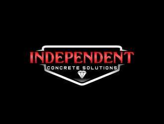 Independent concrete solutions logo design by MRANTASI