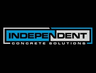 Independent concrete solutions logo design by usef44