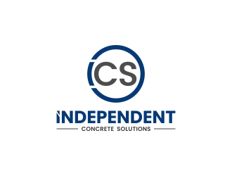 Independent concrete solutions logo design by yunda