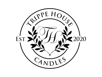Trippe House Candles logo design by Gwerth