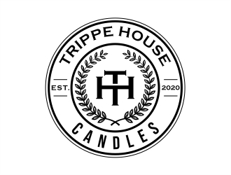 Trippe House Candles logo design by Alfatih05