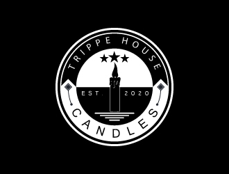Trippe House Candles logo design by drifelm