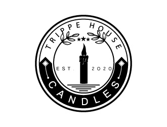 Trippe House Candles logo design by drifelm