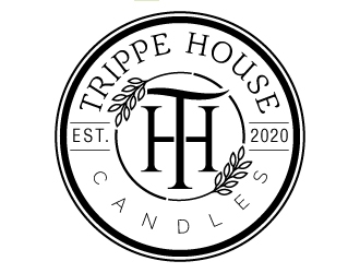 Trippe House Candles logo design by jaize