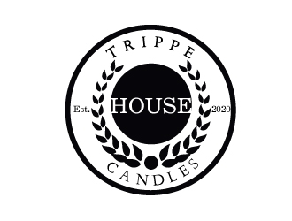 Trippe House Candles logo design by webmall