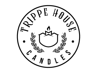 Trippe House Candles logo design by MUSANG