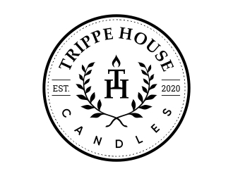 Trippe House Candles logo design by excelentlogo
