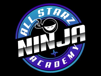All Starz Ninja Academy logo design by aryamaity