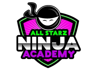 All Starz Ninja Academy logo design by aryamaity
