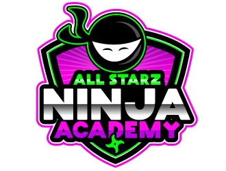 All Starz Ninja Academy logo design by aryamaity