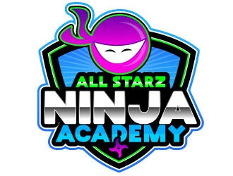 All Starz Ninja Academy logo design by aryamaity
