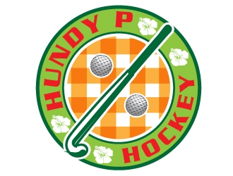 Hundy P Hockey logo design by Suvendu
