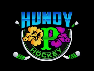 Hundy P Hockey logo design by Suvendu