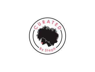 CuratedBySteph logo design by Shina