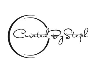 CuratedBySteph logo design by pel4ngi