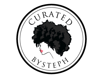 CuratedBySteph logo design by Moon