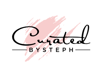 CuratedBySteph logo design by puthreeone