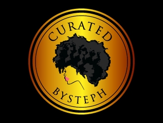 CuratedBySteph logo design by Moon