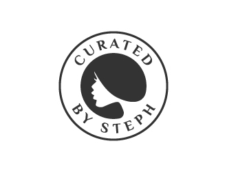 CuratedBySteph logo design by sakarep