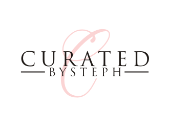 CuratedBySteph logo design by wa_2