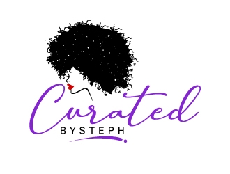 CuratedBySteph logo design by uttam