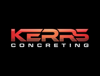 Kerrs concreting  logo design by javaz