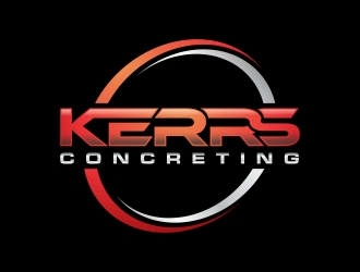 Kerrs concreting  logo design by javaz