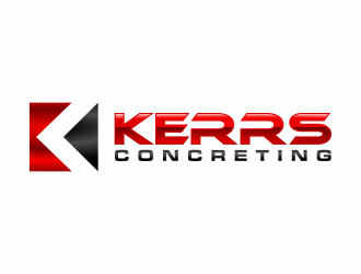 Kerrs concreting  logo design by agus