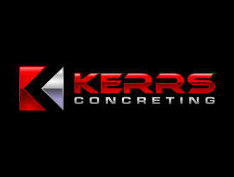 Kerrs concreting  logo design by agus