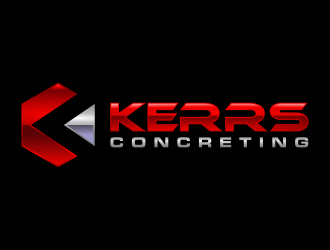 Kerrs concreting  logo design by agus