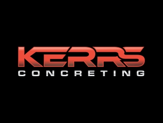 Kerrs concreting  logo design by javaz