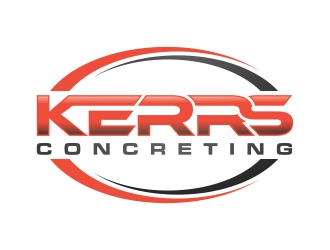 Kerrs concreting  logo design by javaz