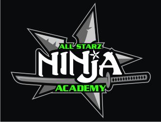 All Starz Ninja Academy logo design by coco