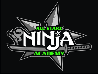 All Starz Ninja Academy logo design by coco